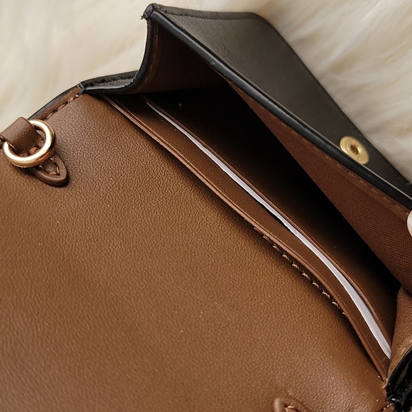 Coach Boxed Mini Wallet On A Chain In Blocked Signature Canvas - Picture 3 of 10